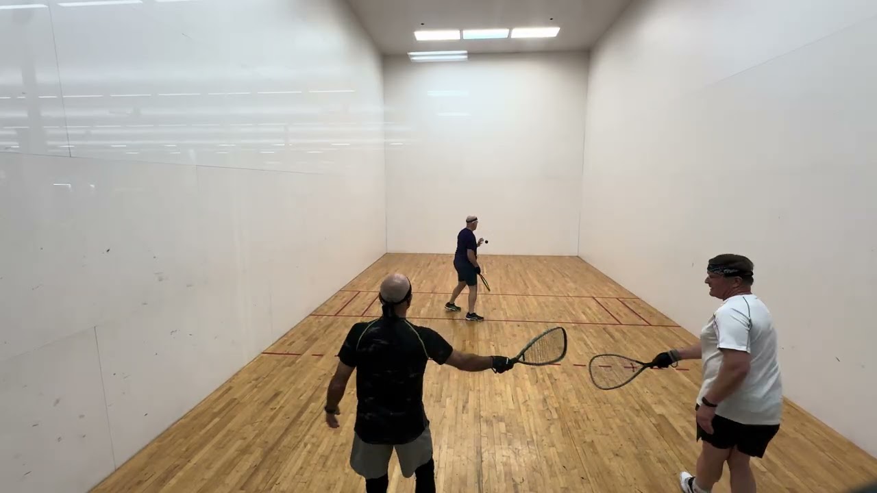 01.12.2026 3/3 Amir/Robert/Justin cutthroat racquetball at LAF Austin TX. 