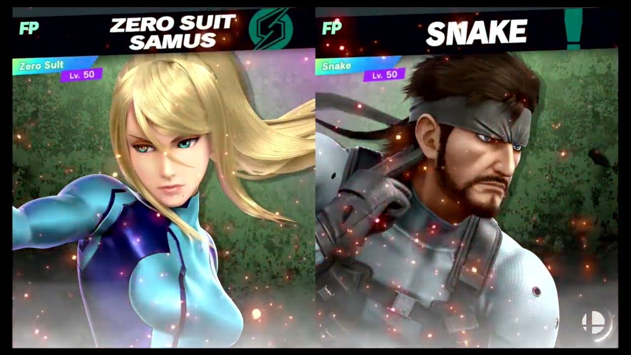 Super Smash Bros Ultimate Amiibo Fights – Zero Suit Samus vs the World #31 Samus vs Snake