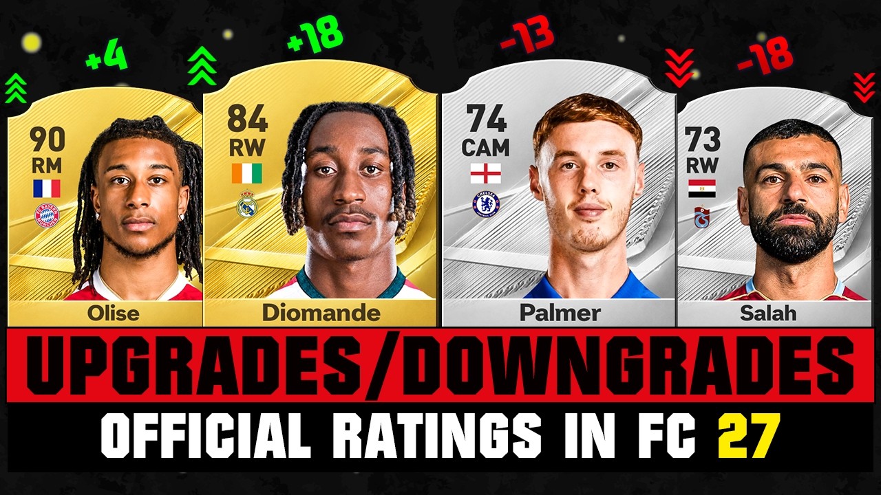 FIFA 27 | OFFICIAL BIGGEST RATING UPGRADES & DOWNGRADES IN FC 27! 😱🔥 ft. Diomande, Lamine...
