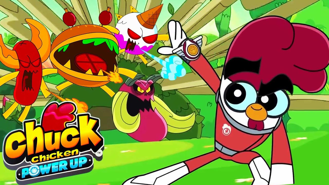 Chuck Chicken Power Up 🔥 Master of the Elements 🌪️ Episodes Collection | Super Toons Action Cartoons