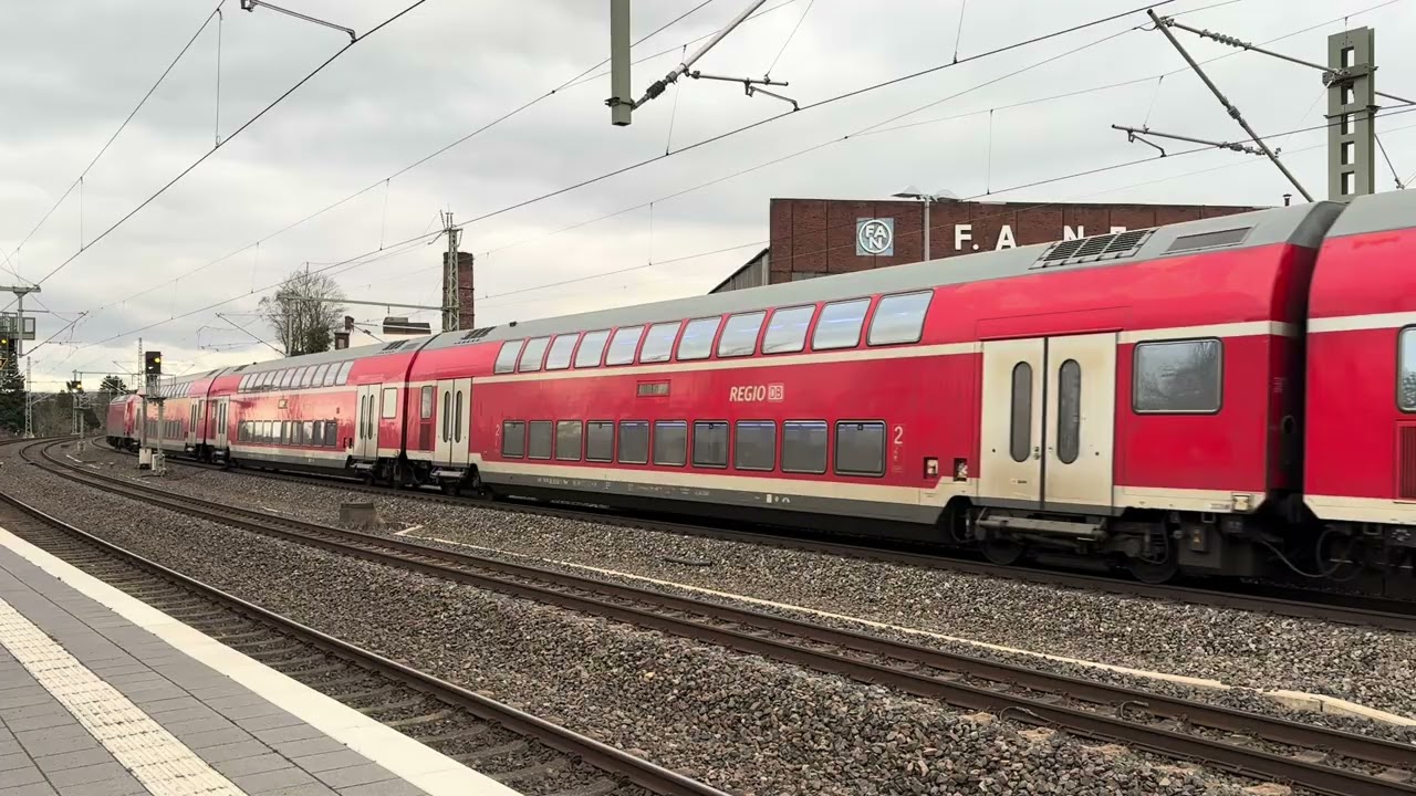 BR 146 + Dosto op Eschweiler Hbf, maar ik eet rijstwafel
