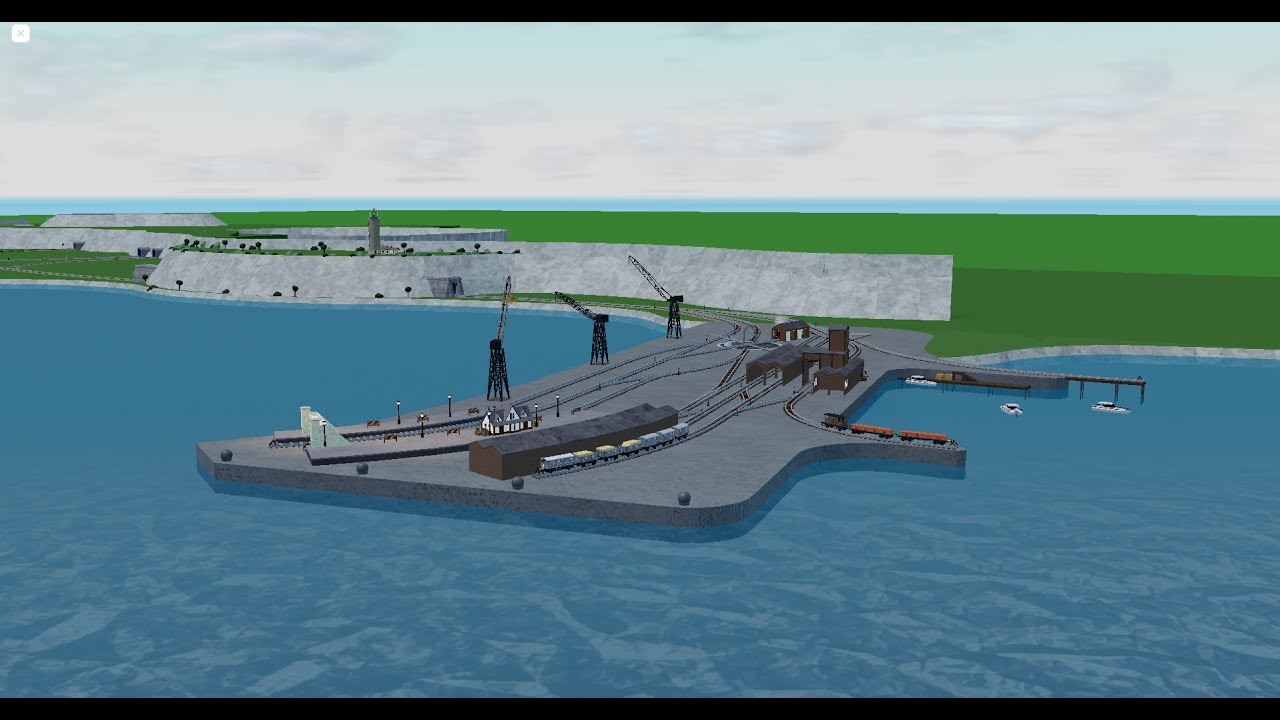 making a harbour in ro-scale sandbox final part (speedbuild)