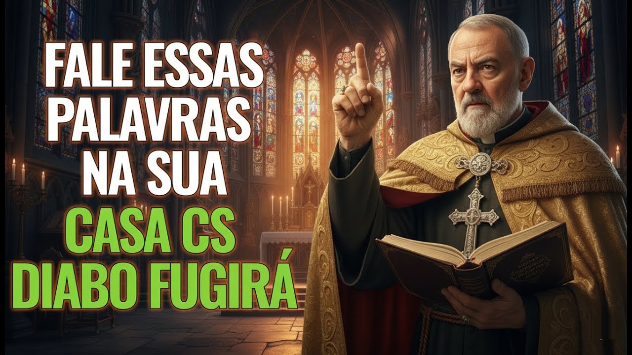 PADRE PIO REVELOU: FALE ESSAS 5 PALAVRAS DENTRO DA SUA CASA E O DIABO FUGIRÁ