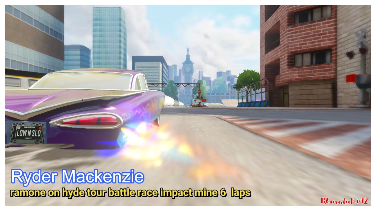 Cars 2 The Video Game | Ramone - Battle Race (Impact Mine) | Hyde Tour 6 Laps