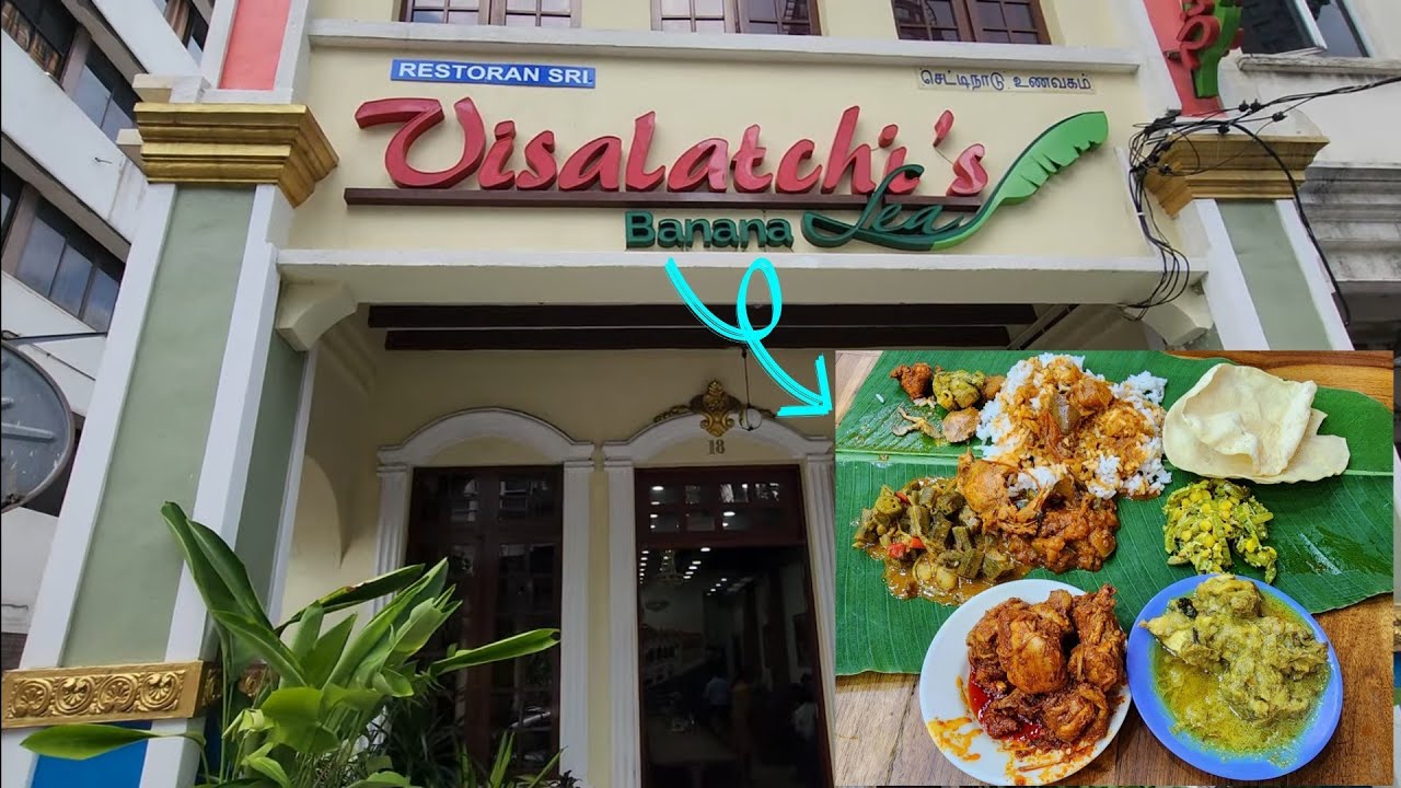 Restoran Daun Pisang Sri Visalatchi's Banana Leaf Restaurant Chettinad Indian Food Brickfields KL