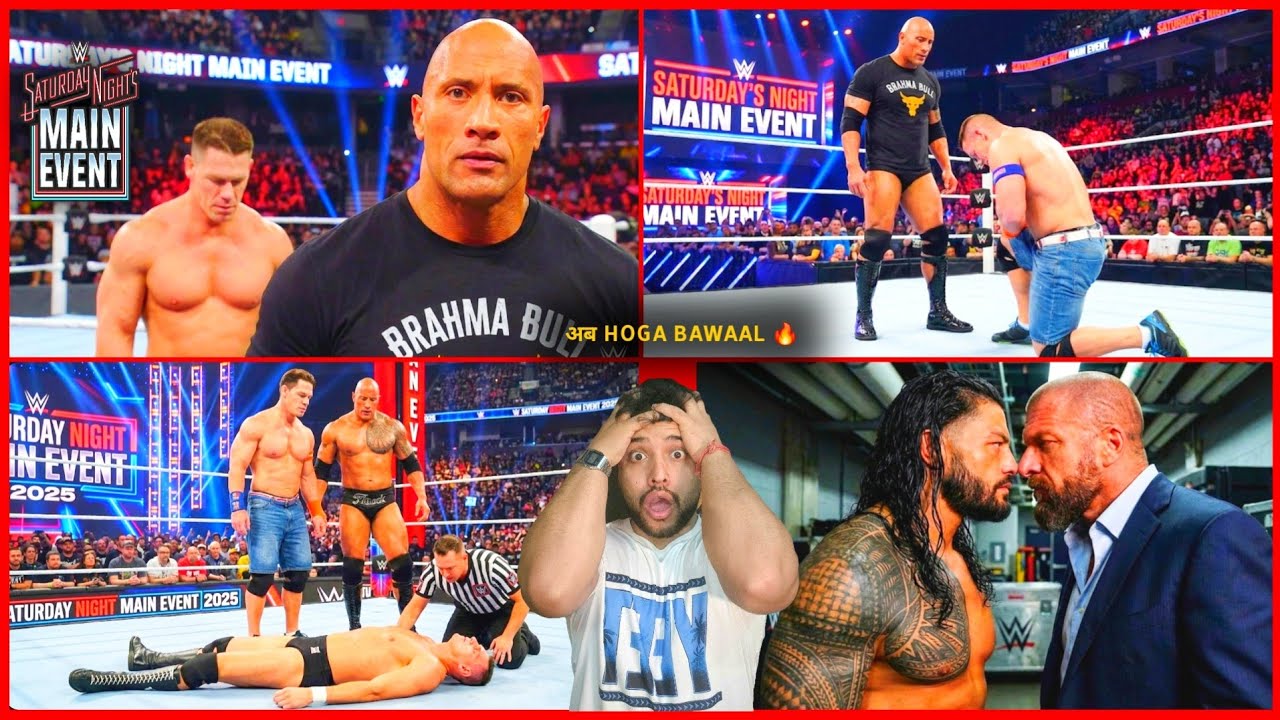&lsquo;Kyaaa!? 🔥&rsquo; Rock RETURNS & Stops Cena! Roman in Danger &mdash; SNME + SmackDown 2025 Highlights