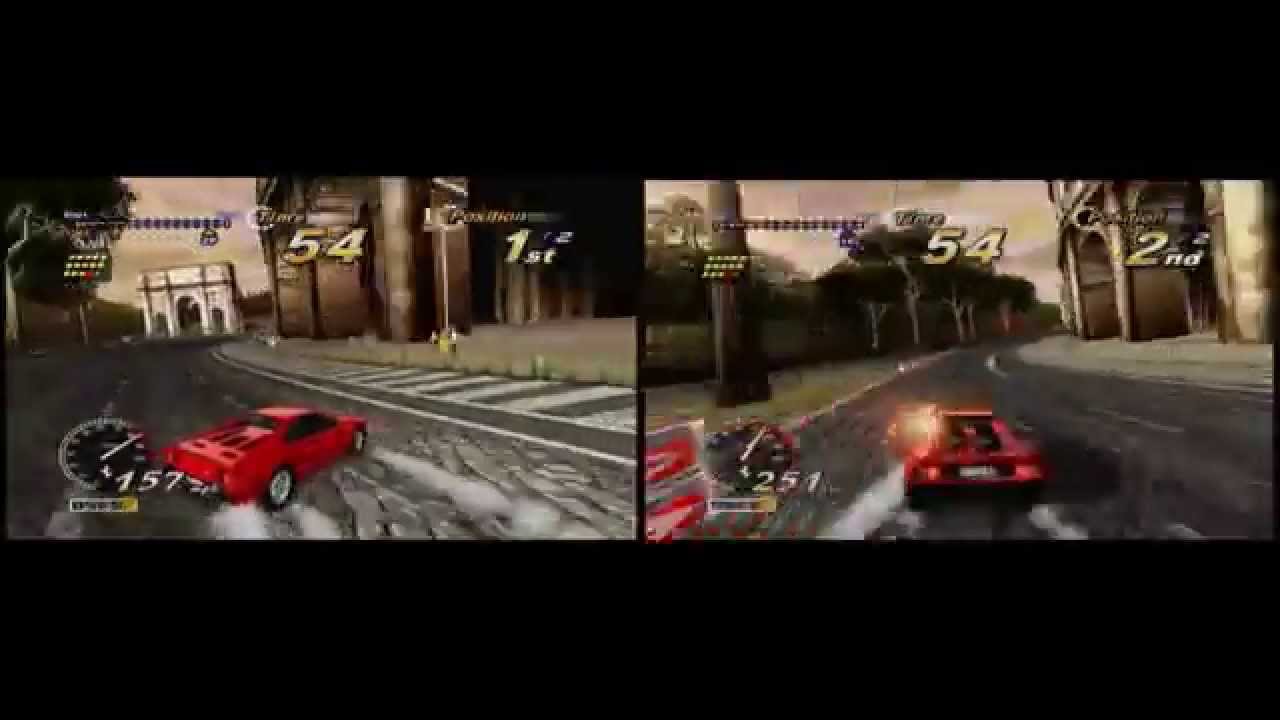 Outrun 2006: C2C - 15 Stage 2 player system link game (Xbox)