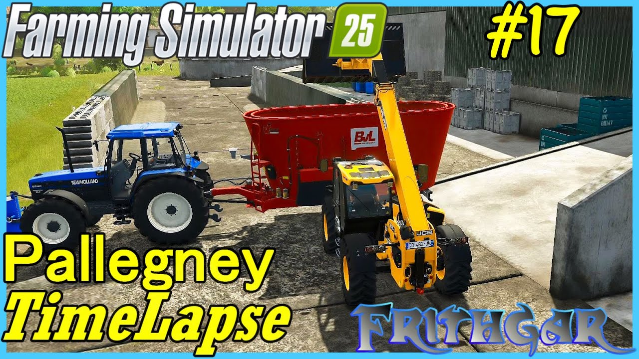 FS25 Timelapse, Pallegney #17: Осознаем, сколько едят коровы!