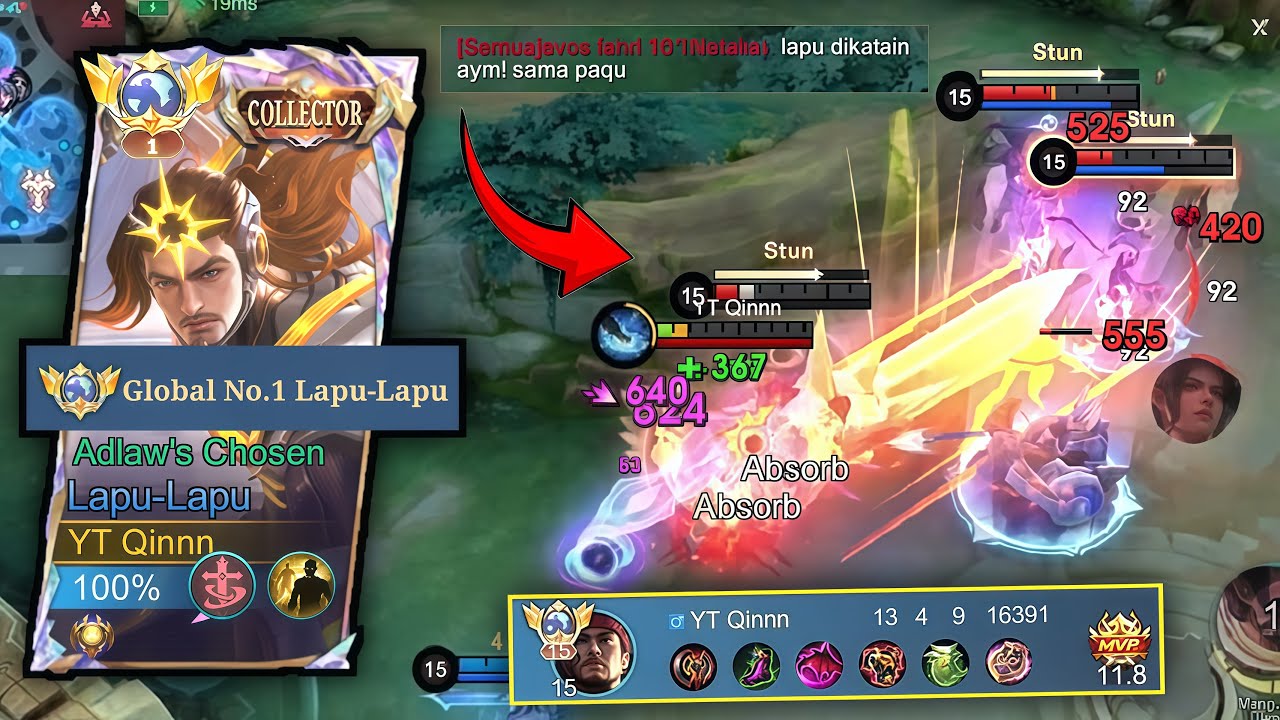 LAPU LAPU GW DI KATAIN AYAM SAMA MUSUH !! AUTO MODE SERIUS BANTAI