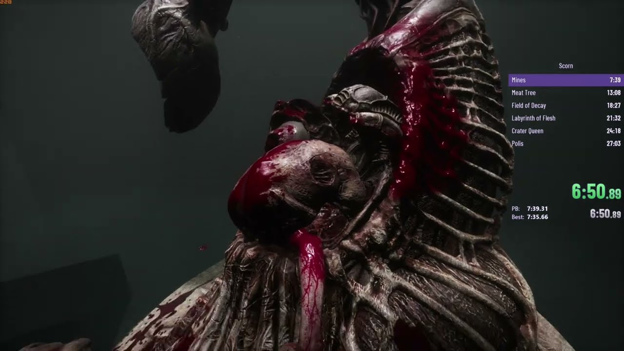 Scorn Any% DSJ Speedrun in 26m:33s