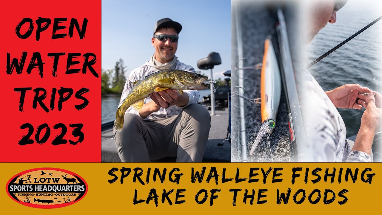 Spring Time Walleye Fishing Lake of the Woods With Jamie Bruce (Unique Baits)
