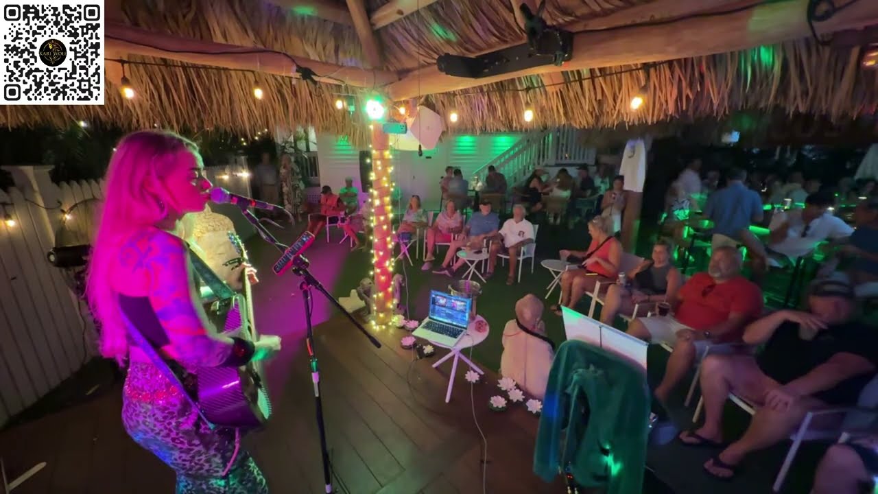 Spring Break Saturday Night Key West with Kari Wolf at Bali Bar! #Livemusic #guitar #singer