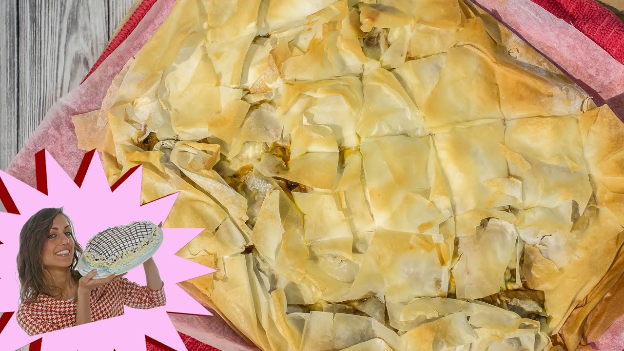 Torta Salata ai Peperoni - Leggera con Pasta Fillo