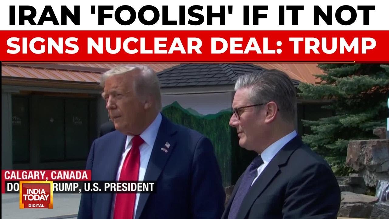Donald Trump Urges Tehran Evacuation, Warns Iran Against Nuclear Ambitions | India Today