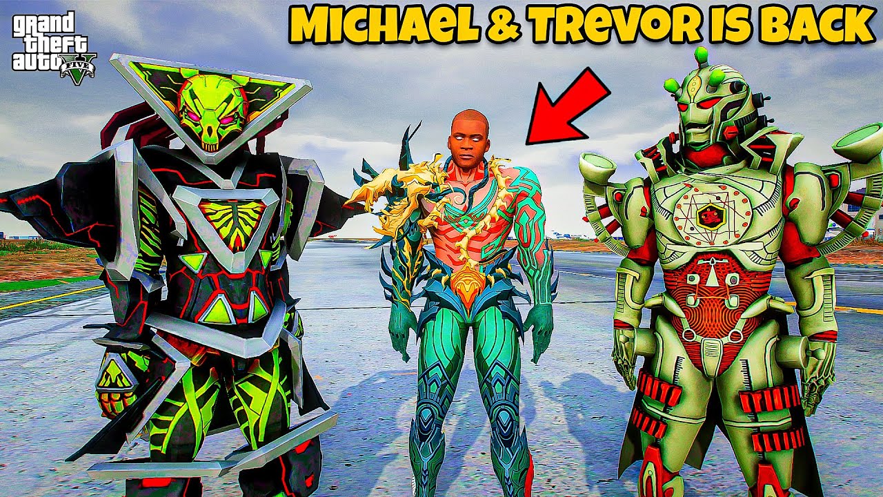FRANKLIN FREE MICHAEL AND TREVOR IN GTA 5 | MONSTER ATTACK PART 30