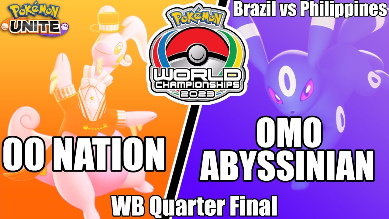 00 Nation vs OMO Abyssinian - World Championships 2023 WB Quarter Final | Pokemon Unite