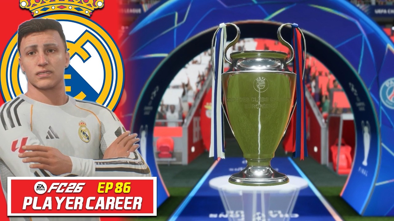 ФИНАЛ ЛИГИ ЧЕМПИОНОВ против ПСЖ!! | FC 26 Режим карьеры игрока | ЭП86