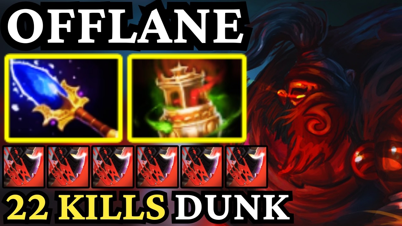 🔥 22 KILLS AXE &mdash; PERFECT Berserker&rsquo;s Call CONTROL 🔥 Dota 2 Offlane