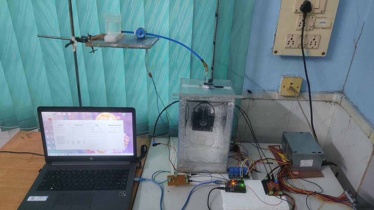 Fiber Optic Viscometer #PhDwork #fiberoptics #Viscometer #WindowsGUI #2022