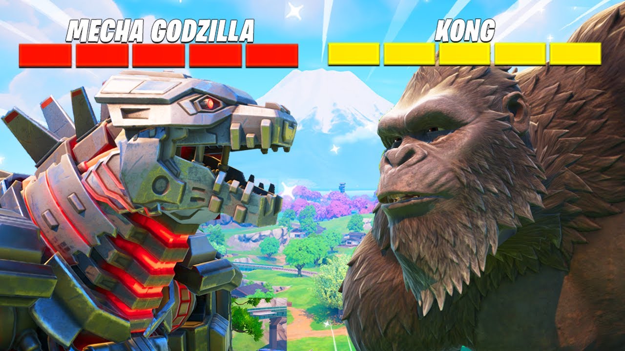 The *KONG vs MECHA GODZILLA* Challenge in Fortnite