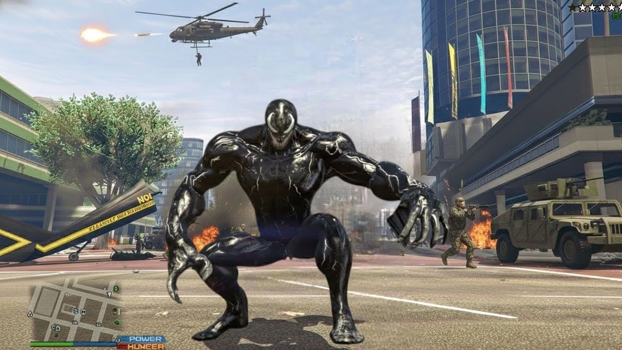 GTA 5 - Venom In Los Santos + Six Star Wanted Level Rampage