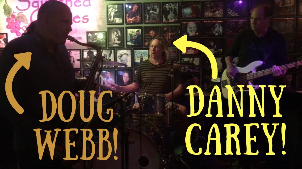 DOUG WEBB DANNY CAREY Live Jazz Music // Saxophone Jazz Music with Dan Carey Drum Solo