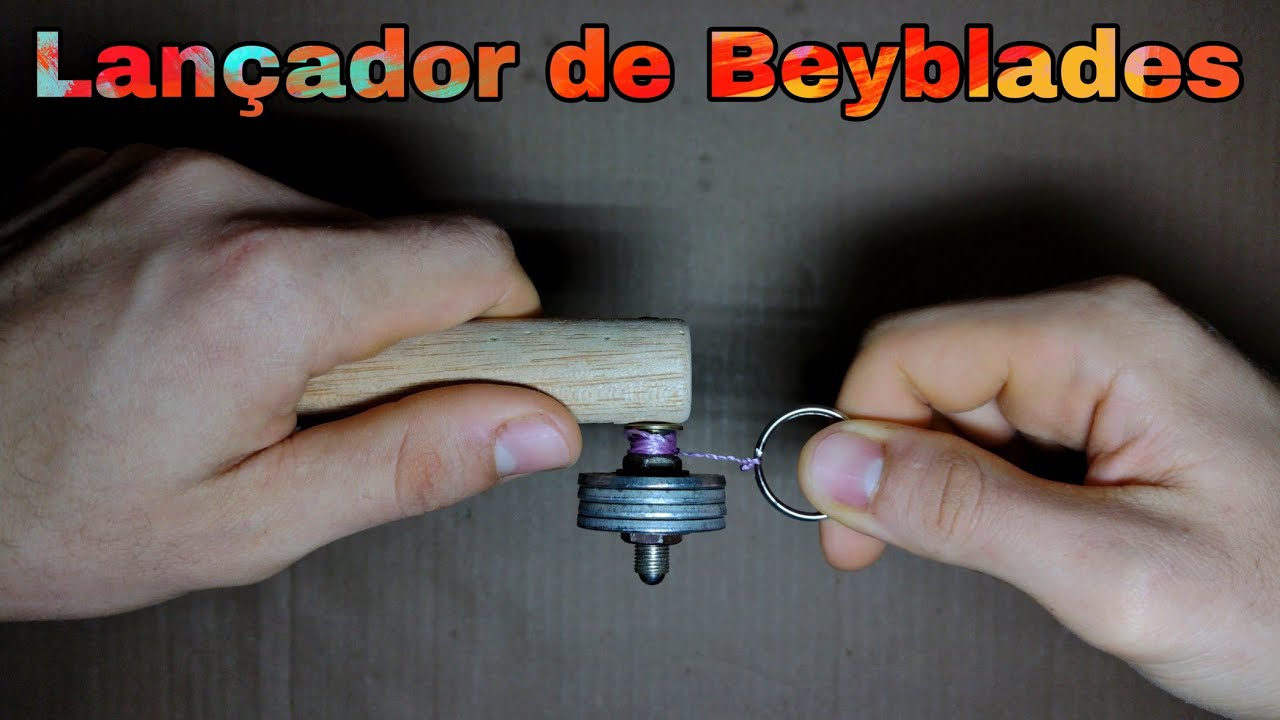 Como fazer o Lançador das Beyblades Versão Metálica