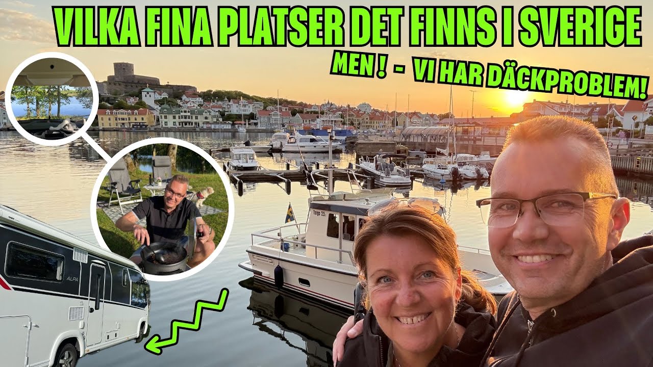 Byter däcken redan!? Sen drar vi till Marstrand med husbilen | varahusbilsresor.se