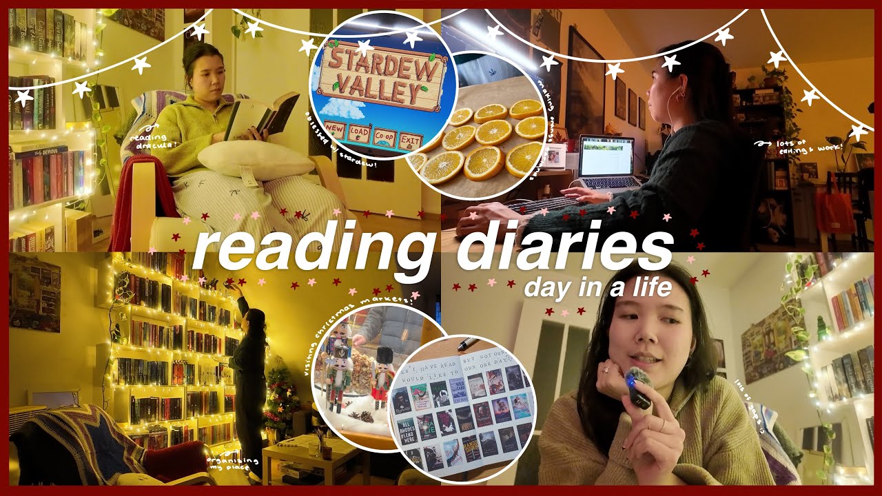 reading diaries | spend the day with me 📚 | bookmas day 17