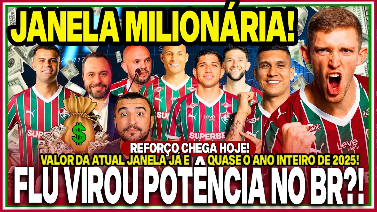 🤑FLU MILIONÁRIO?! 150 MILHÕES! MAIOR JANELA DA HISTÓRIA! RICO DOS NÃO RICOS?😨REFORÇO CHEGA HOJE!