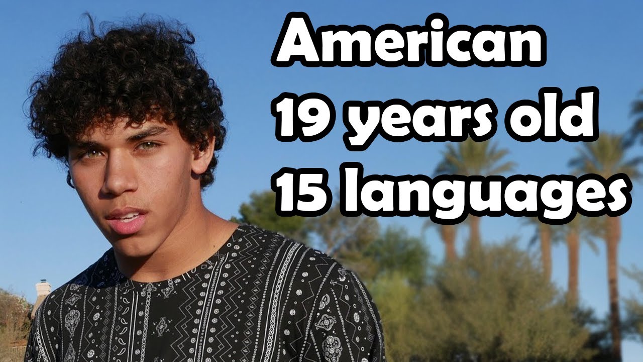 19-летний американский полиглот может говорить на 15 языках [+СУБТИТРЫ]