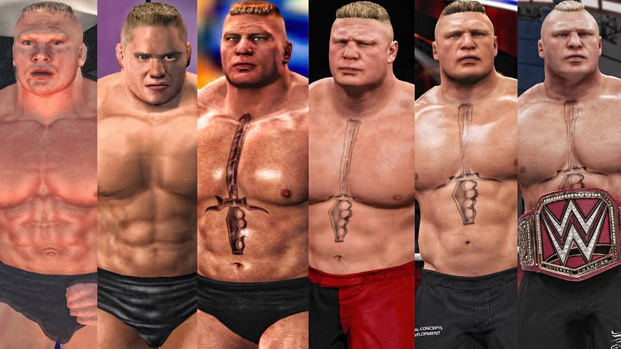The Evolution Of Brock Lesnar Entrances ( SmackDown! Shut Your Mouth To WWE 2K18 )