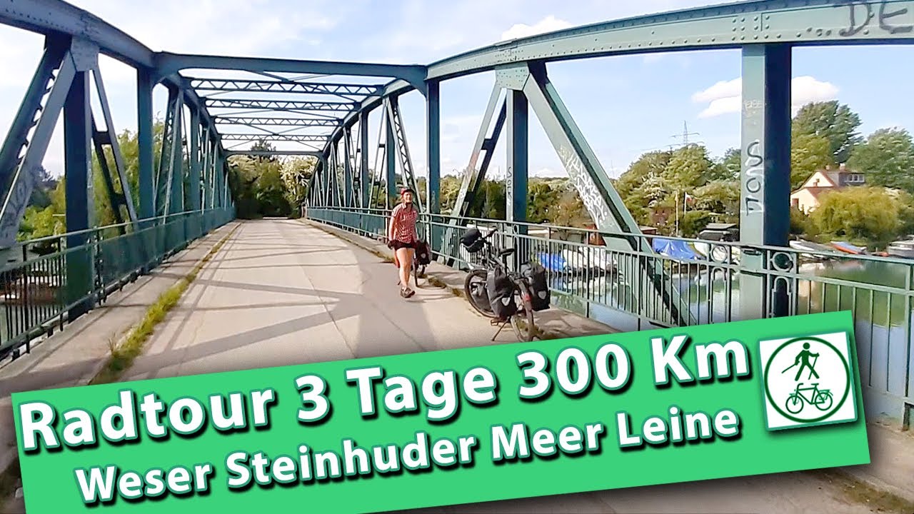Fahrradtour 3 Tage Weserradweg Steinhuder Meer Leine-Heide-Radweg 300Km