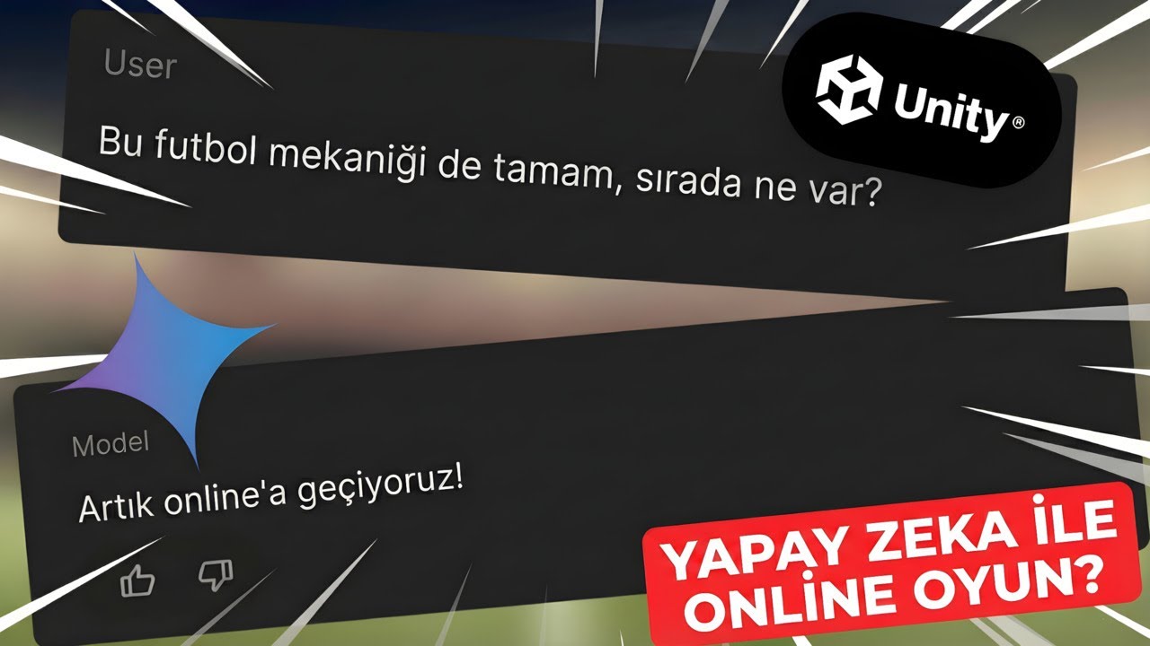 Oyun Motoru Bilmeden Yapay Zeka ile Online Futbol Oyunu Yapmak? | #3