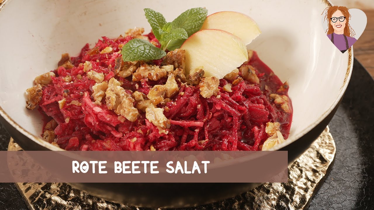 🍏Rote Beete-Salat mit Walnüssen - Ein Fest für die Sinne! 🥗| vegan basisch
