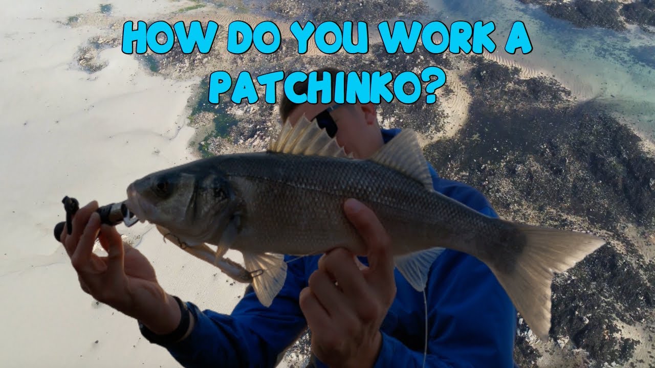 USING & WORKING A PATCHINKO - LURE FISHING FOR BASS - BASS FISHING IN THE AUTUMN ON A NEAP TIDE