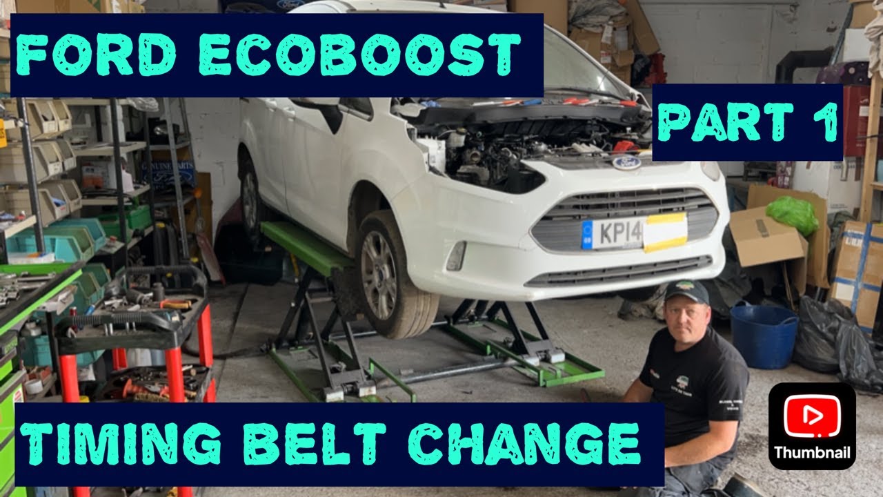 Замена ремня ГРМ Ford B-Max 1.0 Eco Boost, часть 1