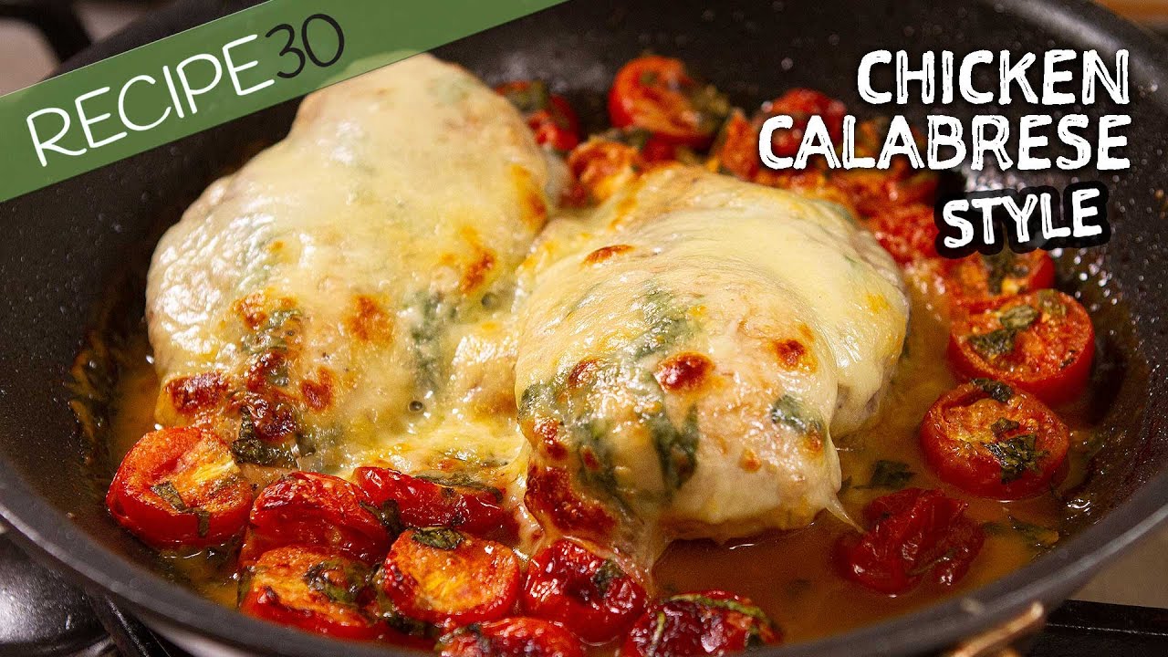 CHICKEN CALABRESE STYLE - By RECIPE30.com