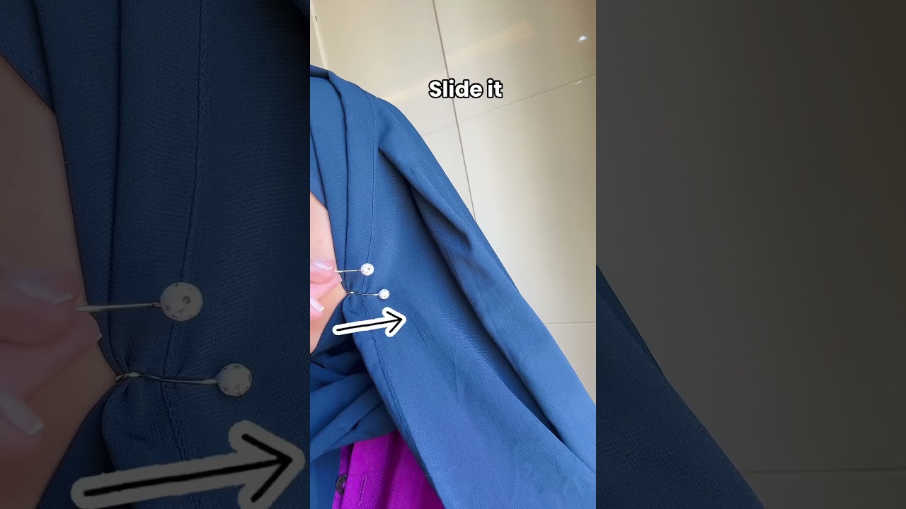 Pearl Hijab Pins | How to use #jeddah #abaya #jeddahshopping #jeddahvlogs #pearl #hijab #pins