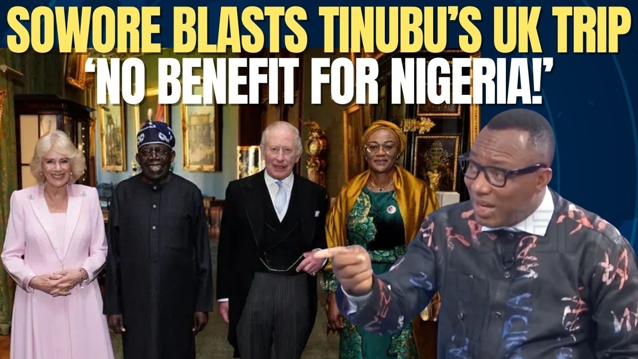 Sowore Blasts Tinubu on Live TV: UK Trip Is a ‘Useless Excursion’ #breakingnews #worldnews #trends