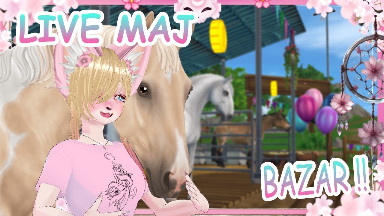 🌸🦊LIVE VTUBER FR 3D🦊🌸 - Vais-je CRAQUER au BAZAR ? - [Star stable Online]