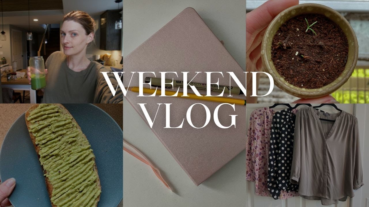 WEEKEND VLOG | NEW WORK SCHEDULE | RECIPES I LOVE | GARDEN TOUR | WHAT I WEAR TO WORK | LIFE UPDATES