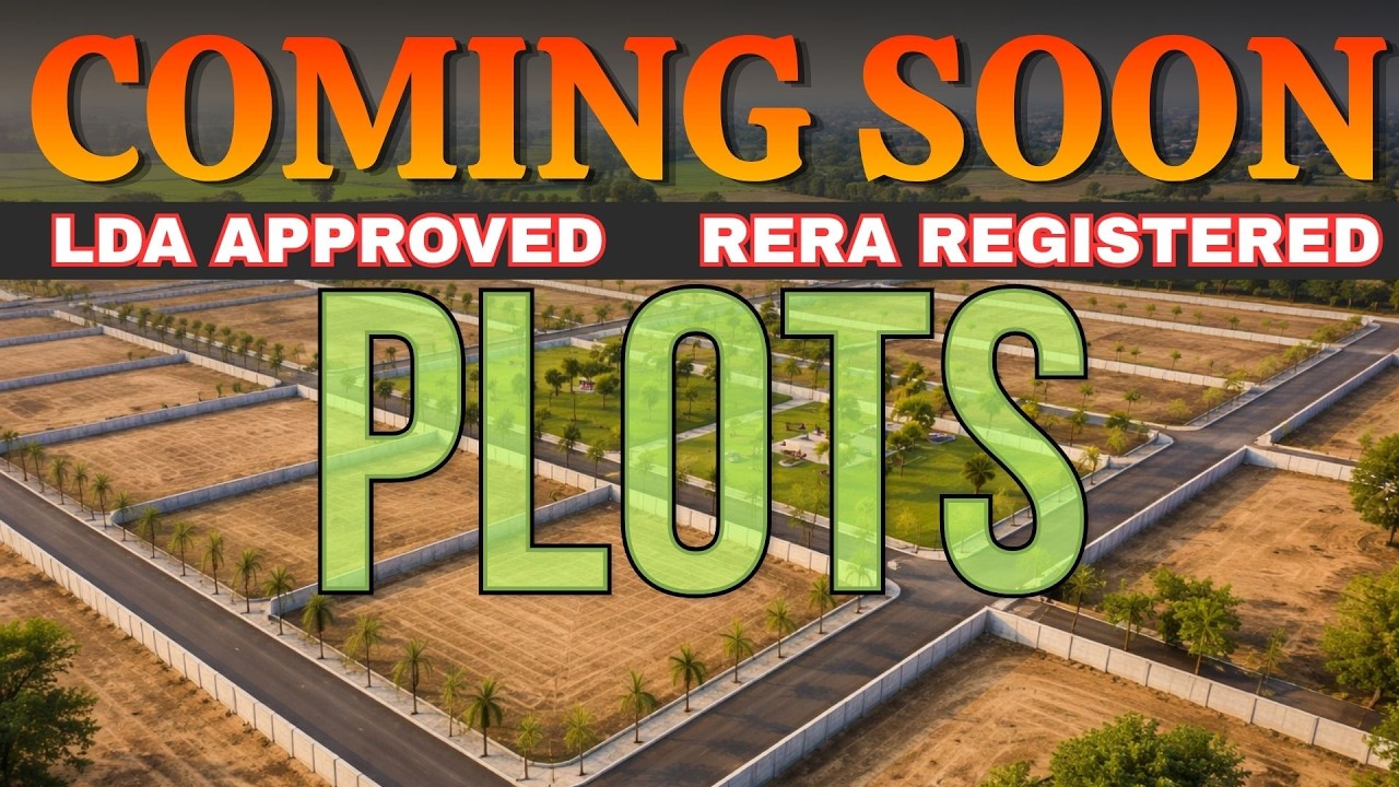 LDA Approved Plots in Lucknow! Near Outer Ring Road & Omaxe Metro City | Best Price @4800/-