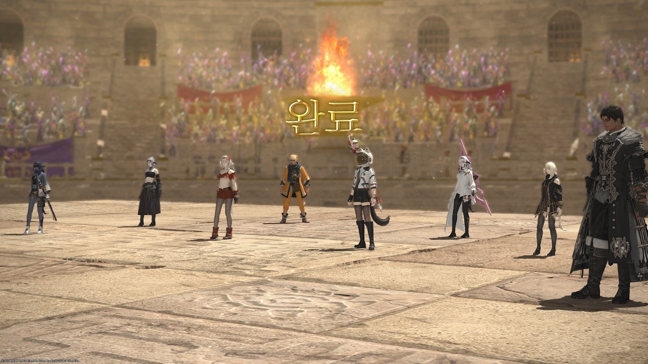 [FF14] v7.4 아르카디아 선수권: 헤비급(영웅) 3층 / H1 백마도사 시점 (나암백학사닌음흑)