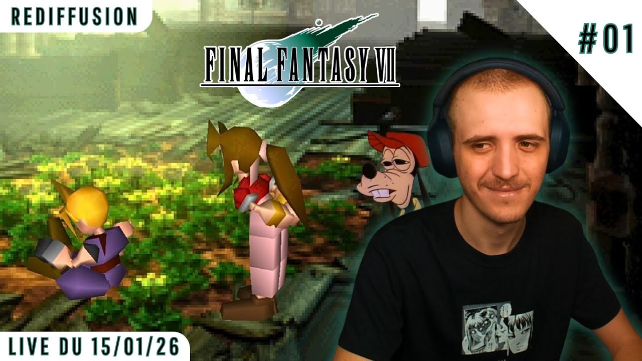 ON EST DANS ROBLOX ? (le jeu des jeunes là) /Final Fantasy VII #01/ [REDIFFUSION]