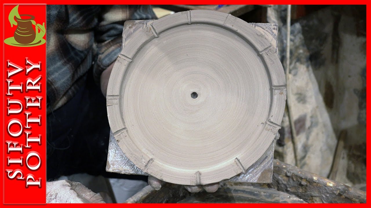 Pottery clock video: How to make a pottery clock on potter’s wheel. #104