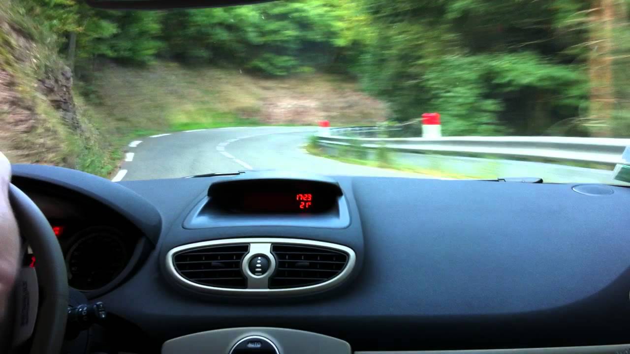 Clio 3 dCi 105@130 - Descente de col rapide et propre