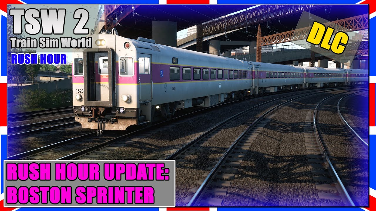 Train Sim World 2 | BOSTON SPRINTER | MBTA | TSW2 Rush Hour [PC|Deutsch]