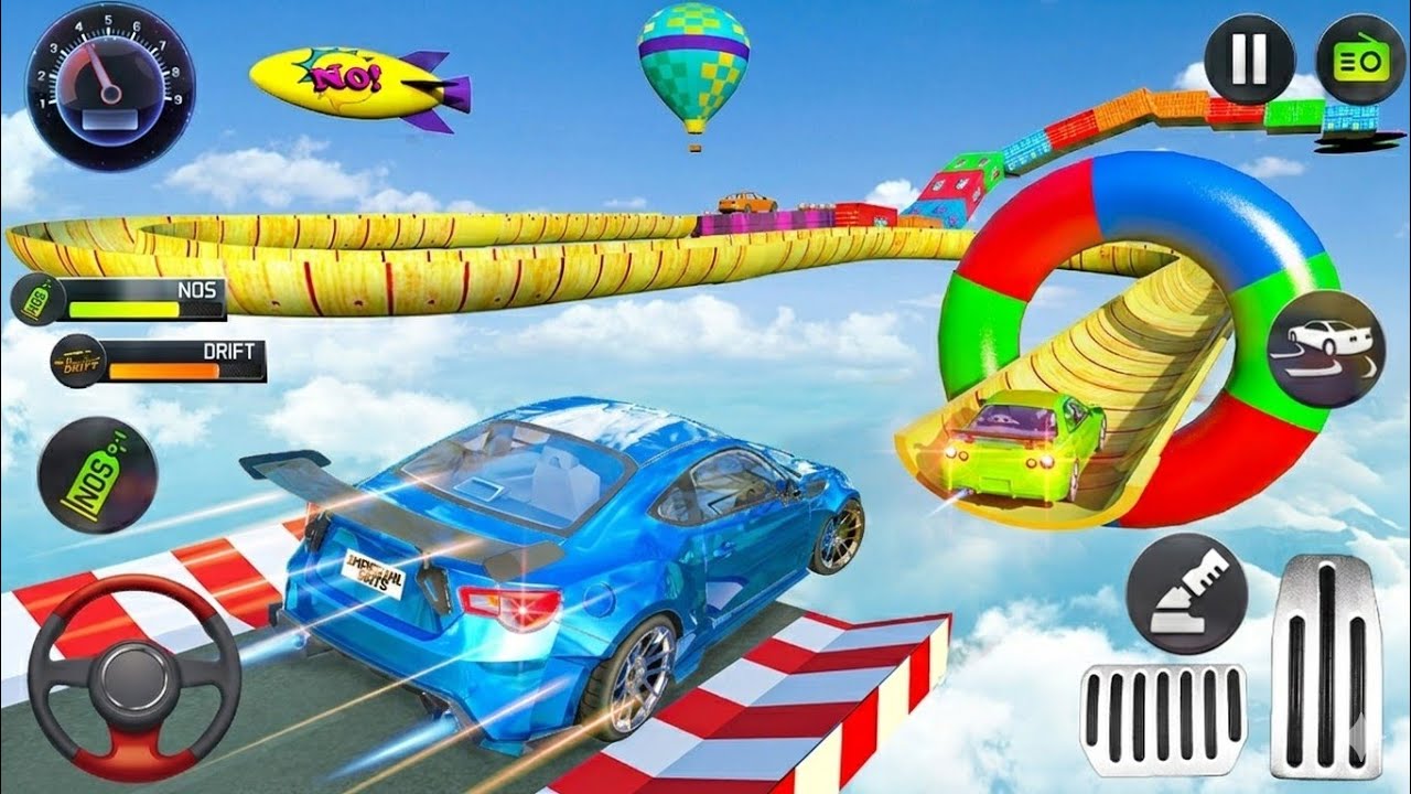 Super Hero Car Ramp 3D &ndash; Epic Mega Ramp Stunts! 🚗💥