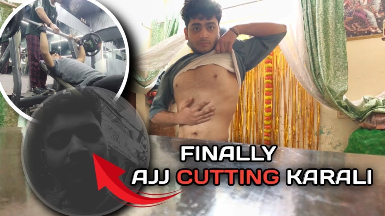 barish ne ganda kardia or finally ajj cutting karali 😋